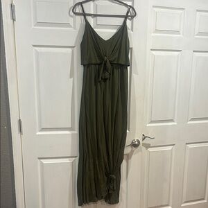 JODIFL Olive Maxi Dress